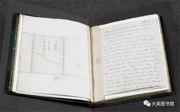 8▲ 查爾斯·蘭姆致伯納德·巴頓的信，1822至1831年 ? British Library Board.png